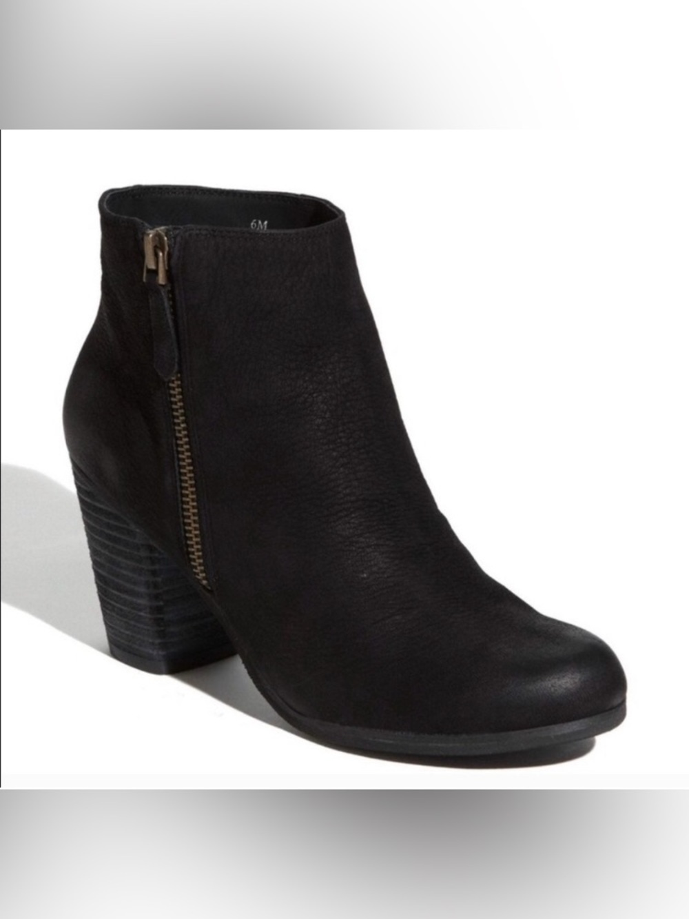 BP. Black Leather Ankle Boot 7.5 NIB